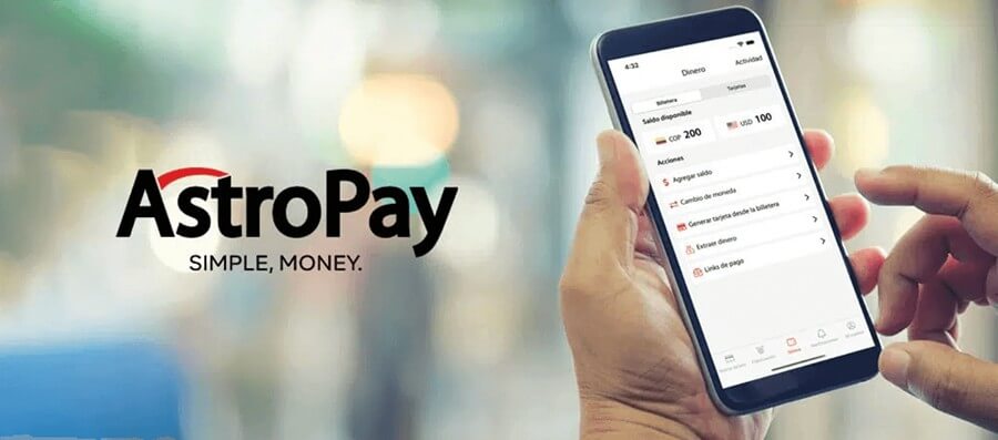 Truy cập Astropay trên điện thoại
