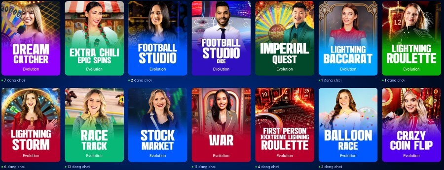 Trò chơi gameshow BK8