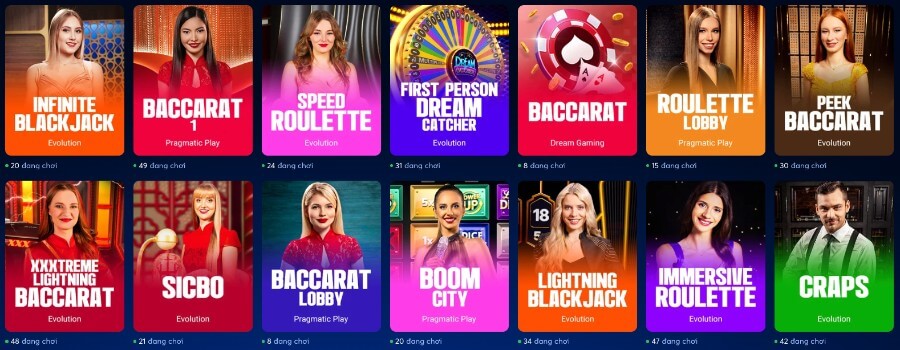 Casino trực tiếp BK8