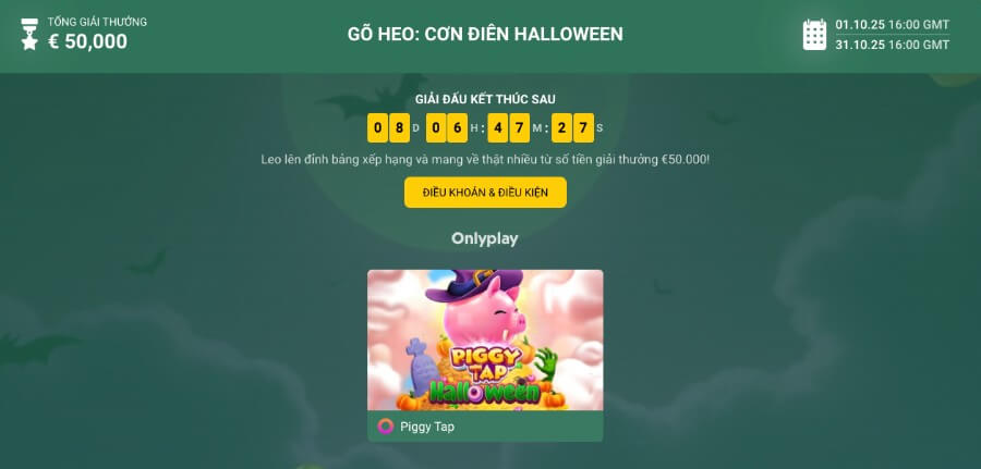 Ưu đãi Halloween từ BetWinner