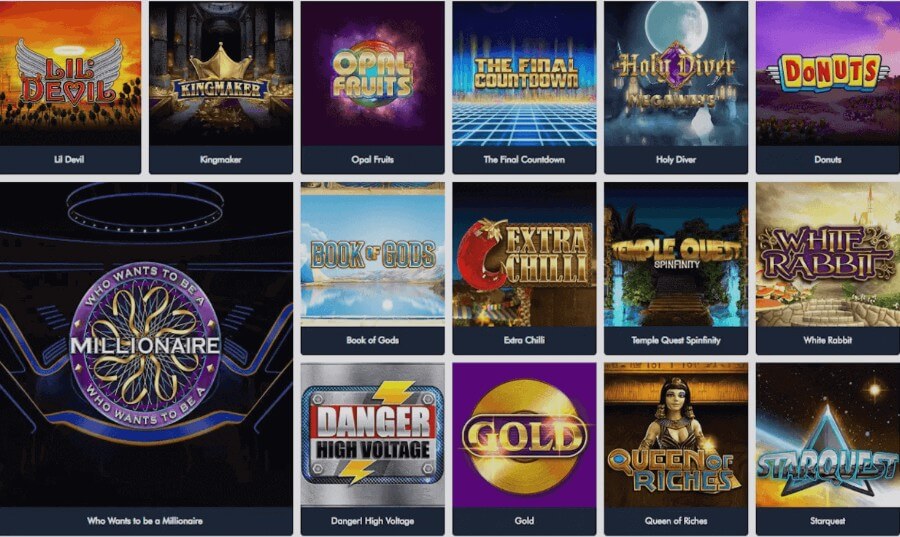 Bộ sưu tập trò chơi từ Big Time Gaming