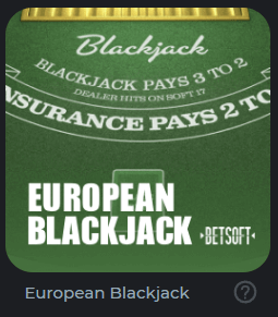 Blackjack châu Âu