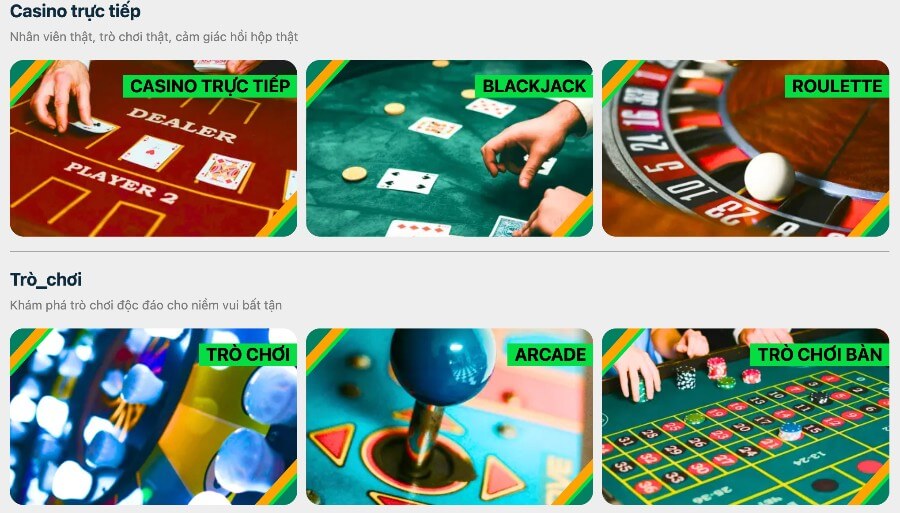 Sảnh trò chơi BoaBet