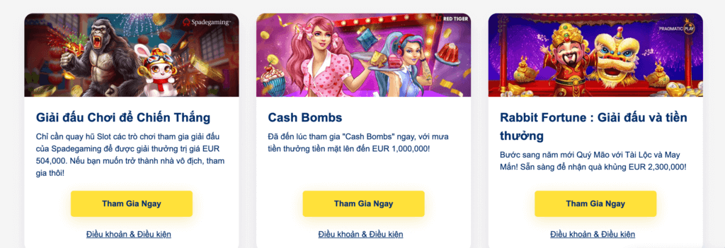 Các chương trình khuyến mãi từ SboBet