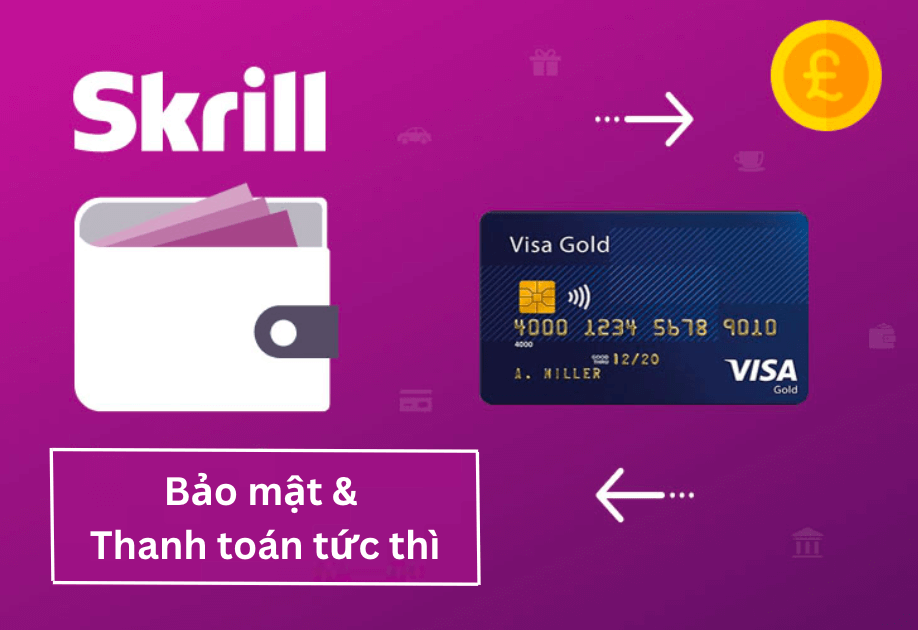 Các tính năng của ví điện tử Skrill