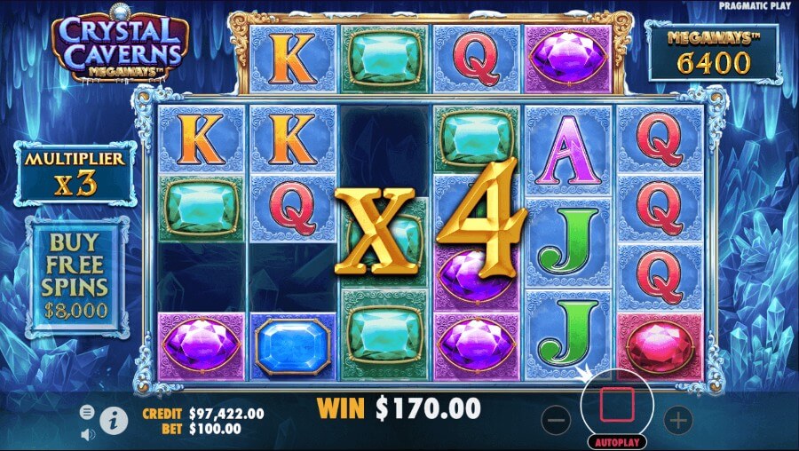 Nổ hũ Crystal Caverns Megaways