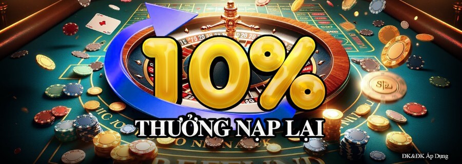 Thưởng nạp lại nhà cái Empire777
