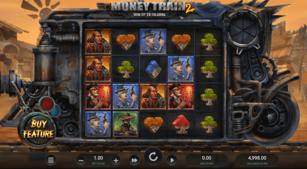 GIao diện game slot Money Train 2