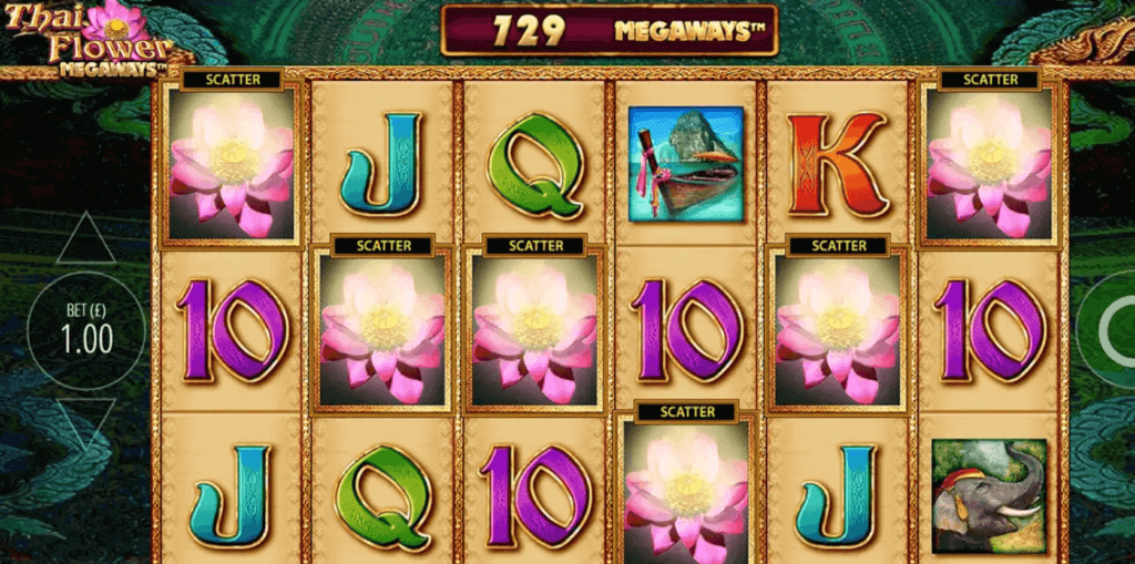 Game slot Thai Flower Megaways