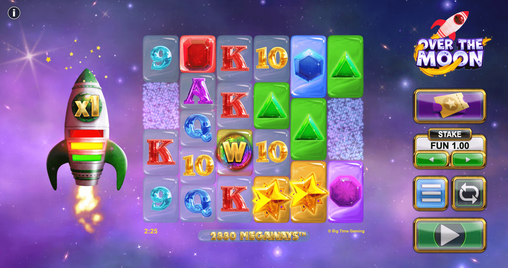 Giao diện game slot Over The Moon