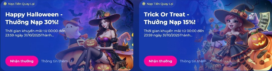 Thưởng Halloween HappyLuke