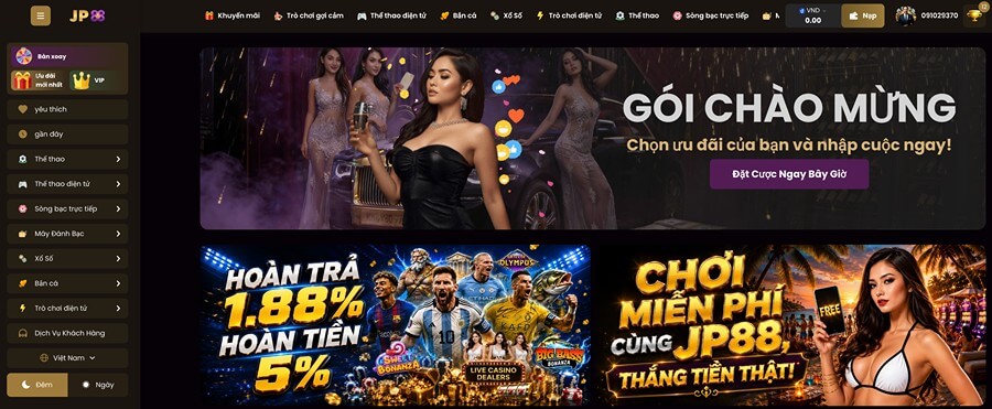 Nhà cái mới Jackpot88