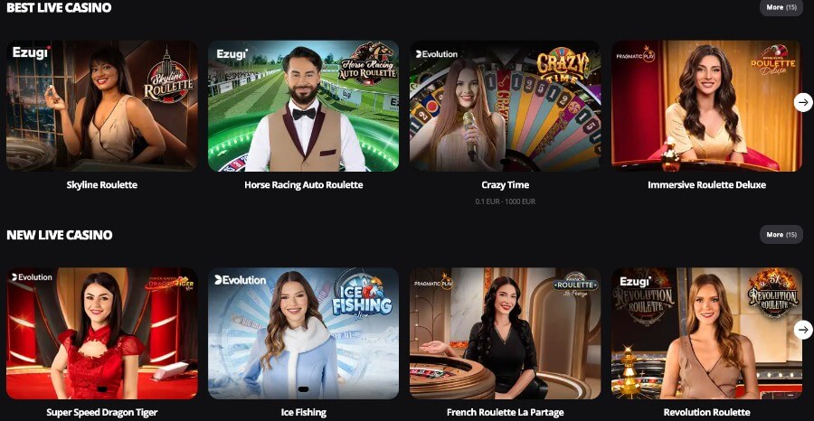 Trò chơi casino trực tiếp LV Bet