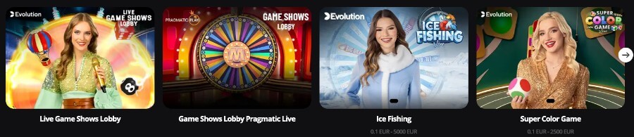 Trò chơi game shows LV Bet