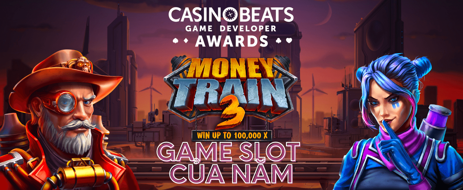 Money Train 3 được vinh danh tại CasinoBeats Game Developer Awards