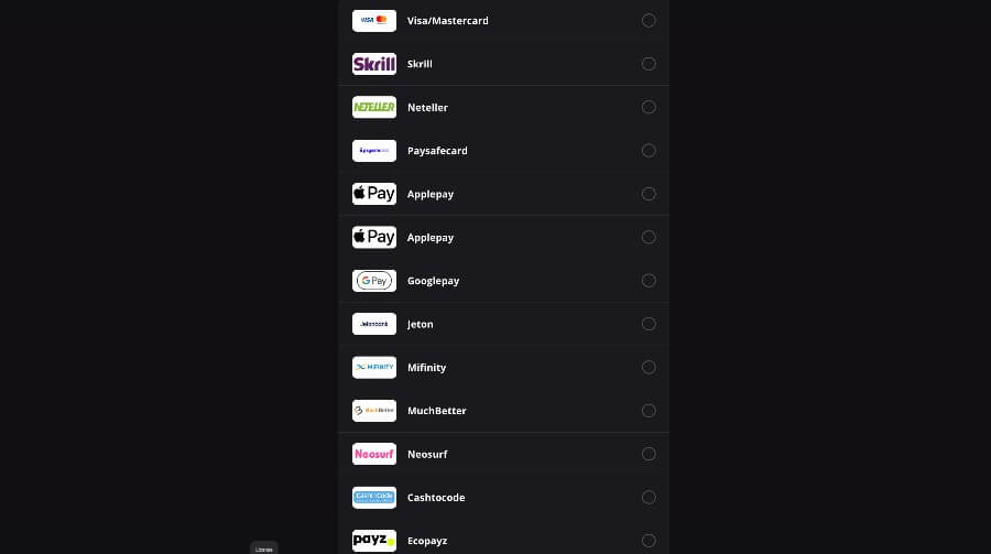 Phương thức nạp tiền LV Bet