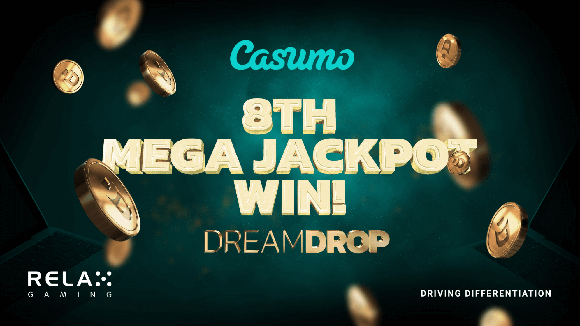 Relax Gaming công bố triệu phú thứ tám từ cơ chế Dream Drop Jackpot