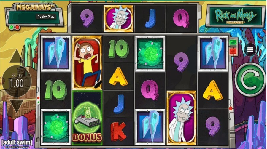 Rick and Morty Megaways