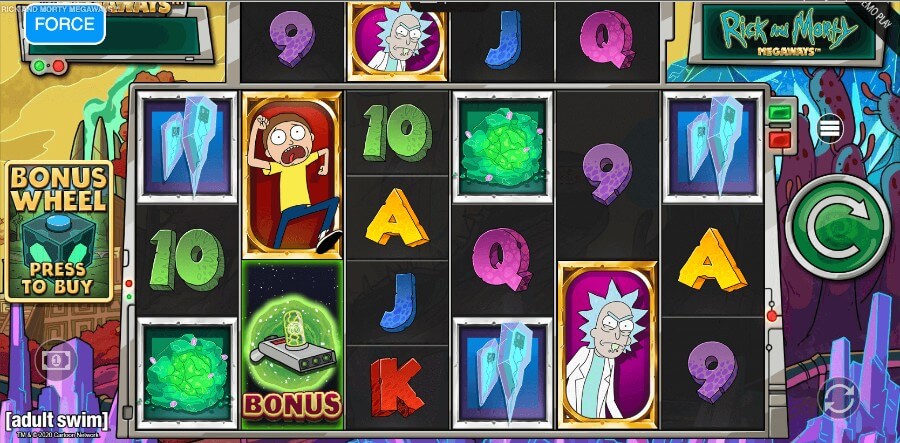 nổ hũ Rick and Morty Megaways