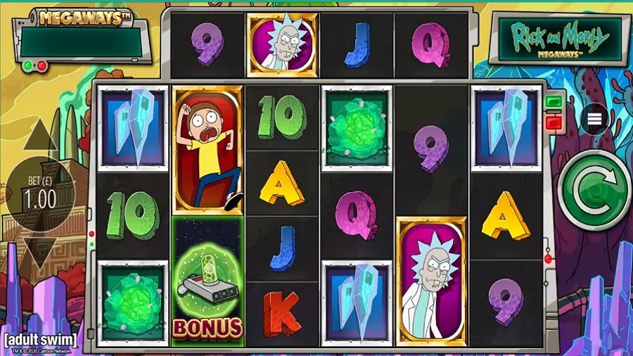 Nổ hũ Rick and Morty Megaways