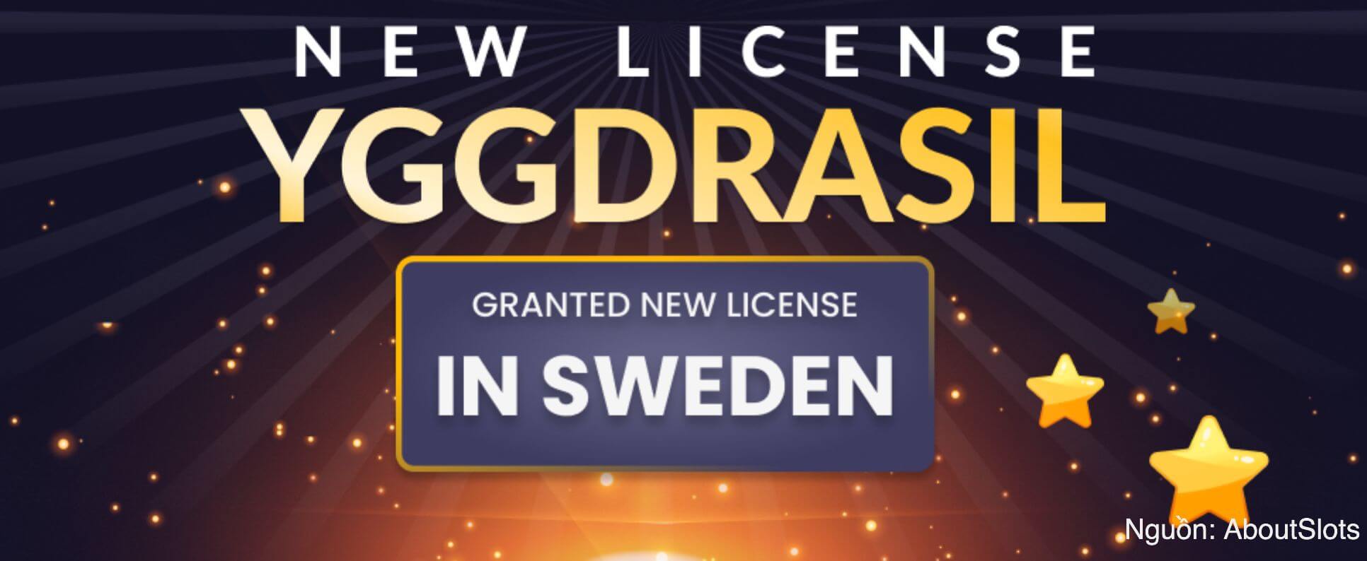 Yggdrasil đã được cấp giấy phép nhà cung cấp Thụy Điển