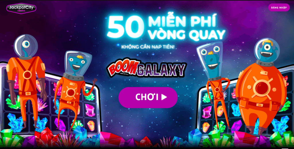 Phần thưởng chào mừng Jackpotcity