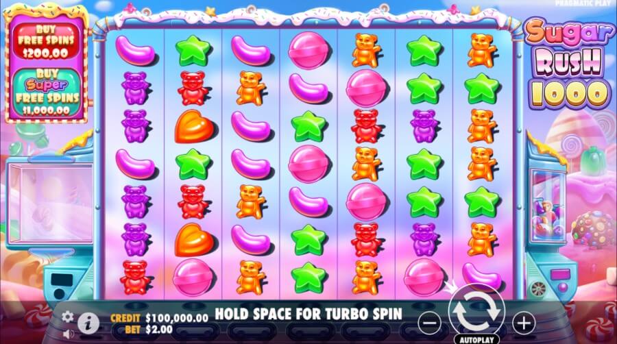 Gameplay nổ hũ Sugar Rush 1000