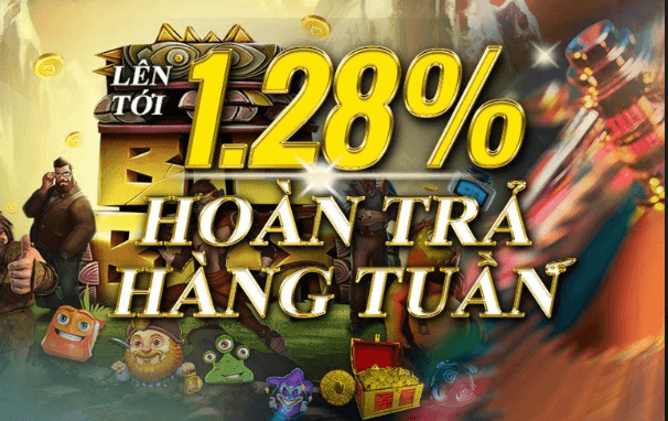 Thưởng Hoàn Tiền Empire777 1.28%