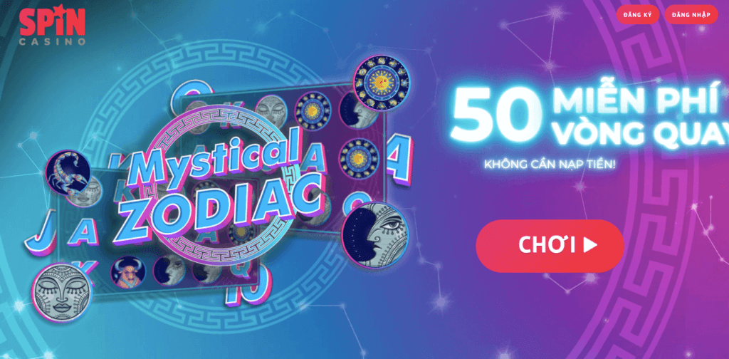 Thưởng vòng quay miễn phí Spin Casino