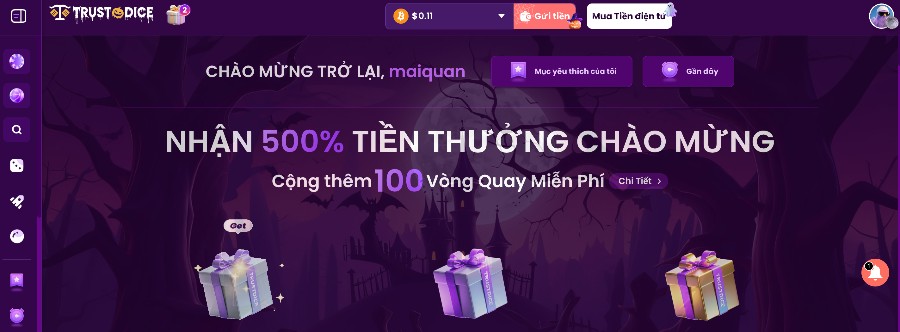 Nhà cái TrustDice