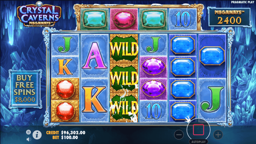 VietnamCasino biểu tượng Wild game slot Crystal Caverns Megaways