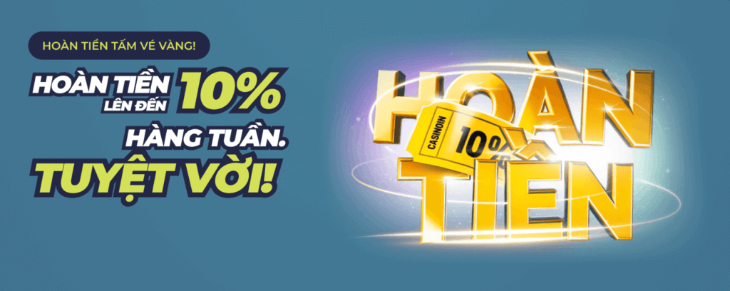 VietnamCasino km hoàn tiền 10% Casinoin