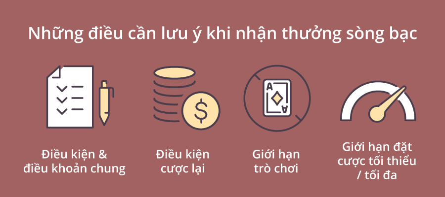 Lưu ý khi nhận thưởng