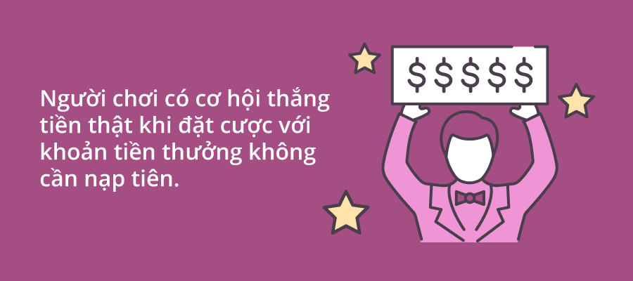 Cơ hội thắng tiền thật