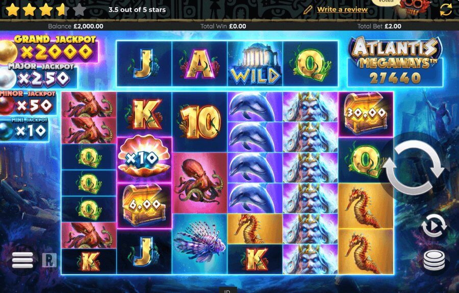 chơi game slot atlantis megaways