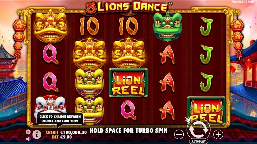 game slot 5 Lion Dance