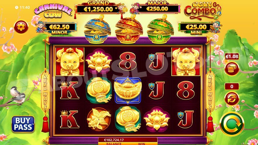 game slot Carnival Cow Coin Combo