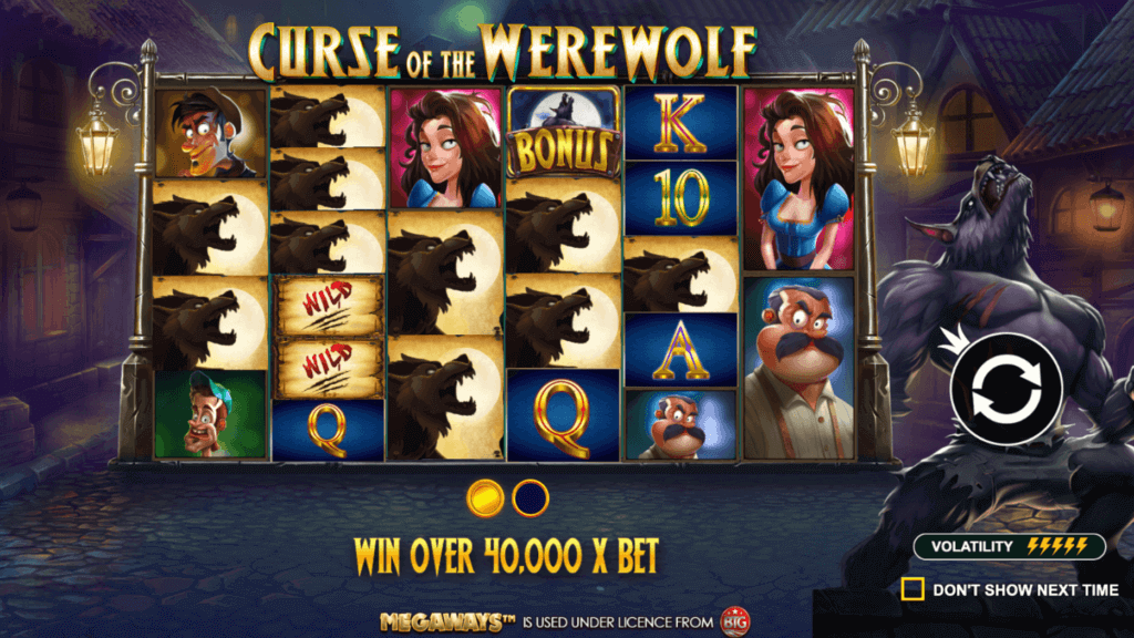 game slot Curse of the Wolf Megaways
