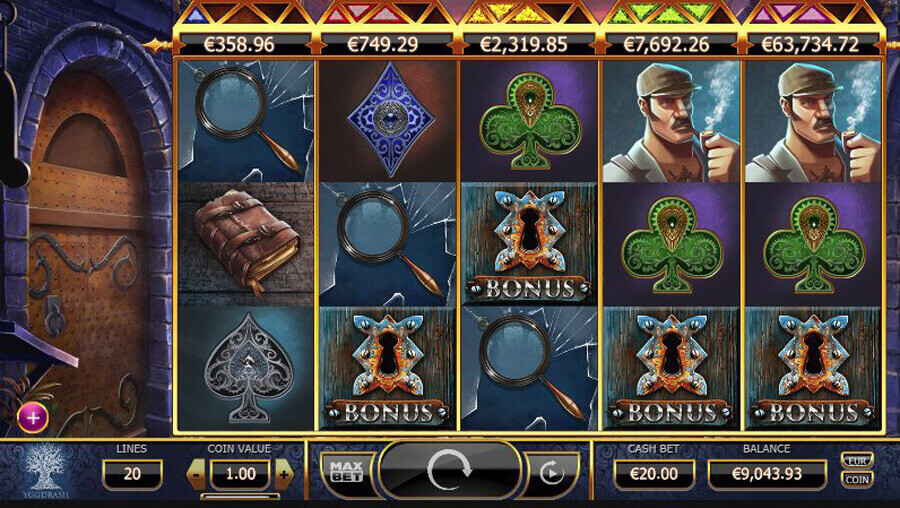 game slot Holmes and the Stolen Stones từ Yggdrasil Gaming