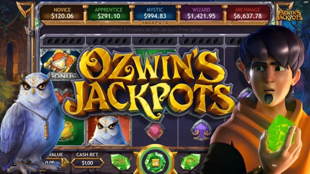 game slot Ozwin's Jackpots