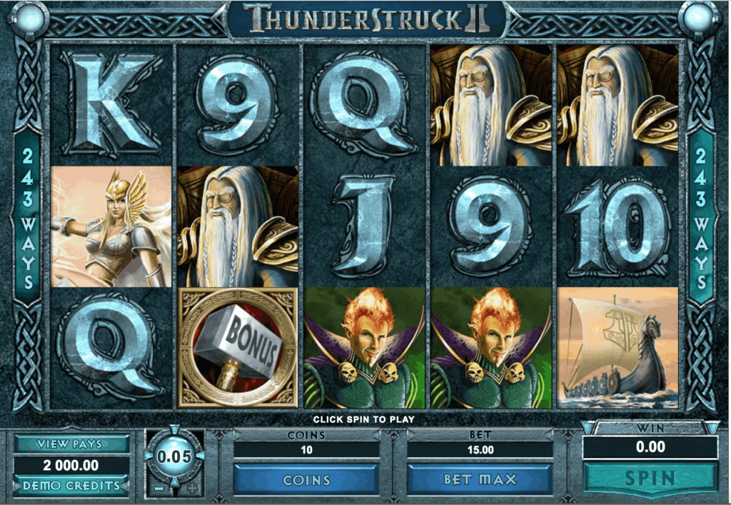 game slot Thunderstruck 2