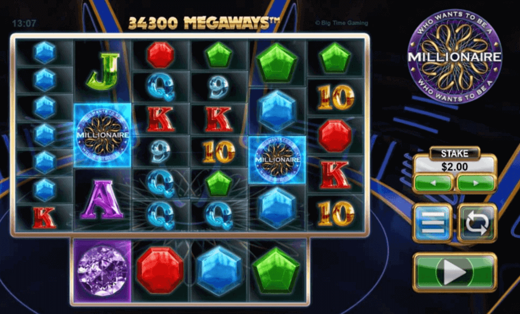 game slot Who Wants To Be a Millionaire Megaways
