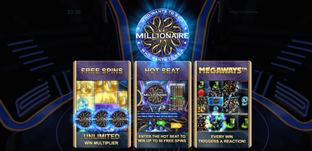 game slot Who Wants to Be a Millionaire Megaways