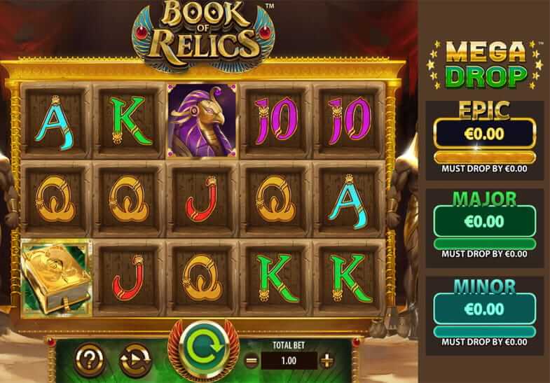 game slot book of relics