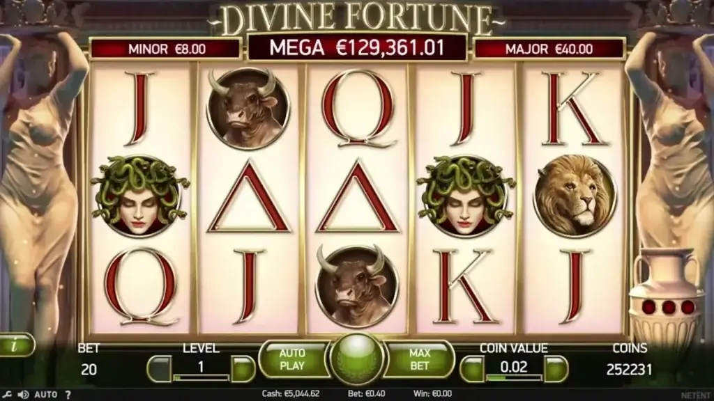 game slot divine fortune