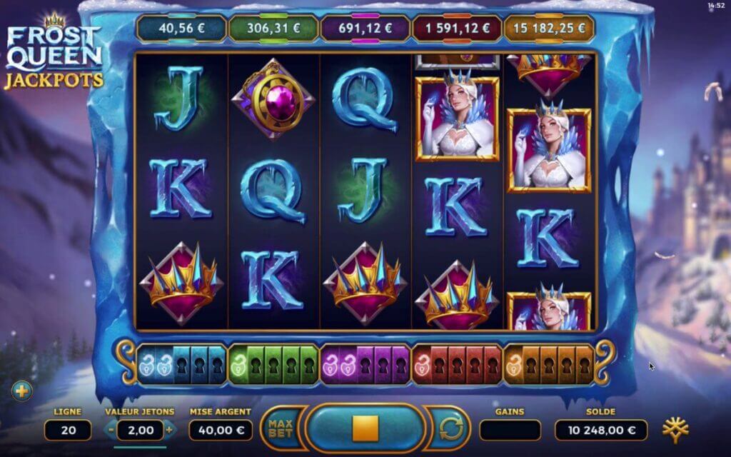  game slot luỹ tiến Frost Queen’s Jackpots