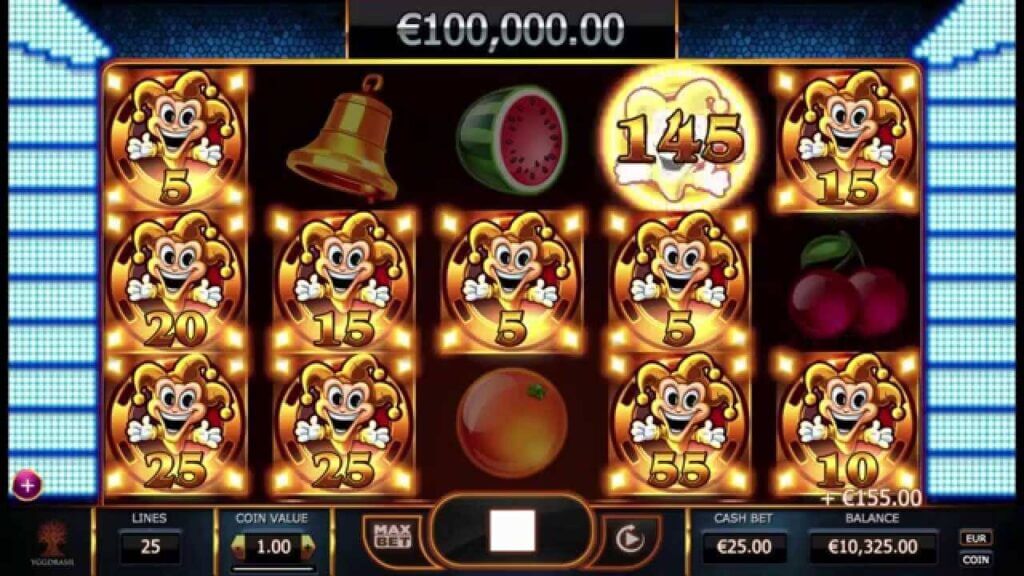 game slot luỹ tiến Joker Millions