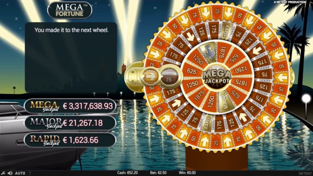 game slot luỹ tiến Mega Fortune 