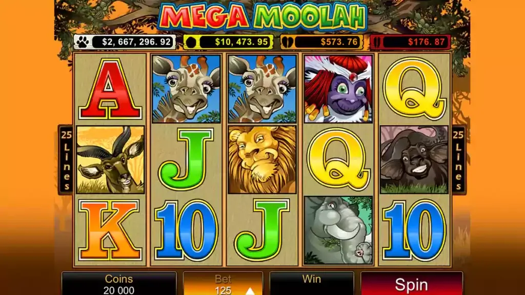 game slot luỹ tiến Mega Moolah