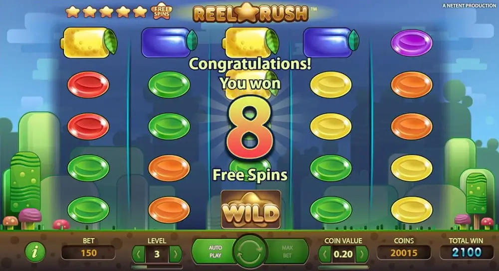 game slot real rush